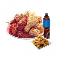 순살치즈스노윙반쇼킹핫반+콜라(1.25L)+감자